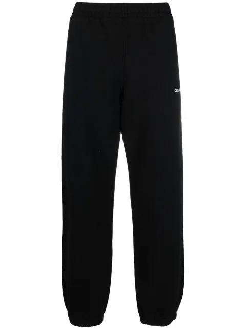 Off-White Caravaggio Diag track pants Black OMCH029C99FLE0041001