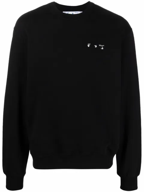 Off-White Caravaggio graphic sweatshirt Black OMBA057C99FLE0051001