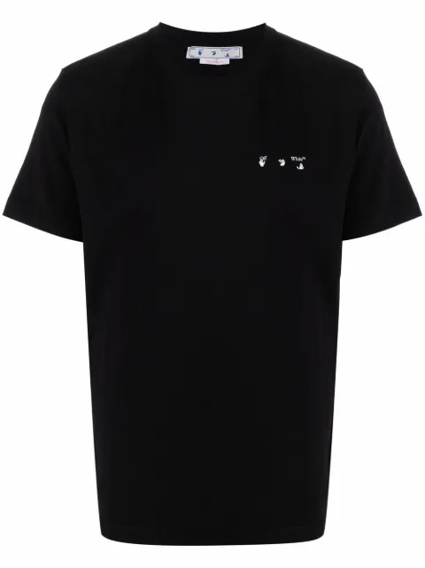 Off-White Caravaggio-print T-shirt Black OMAA027C99JER0051001