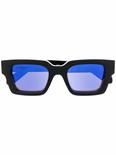 Off-White Eyewear Virgil rectangle-frame sunglasses (15cm) Black OERI033S22PLA0011045