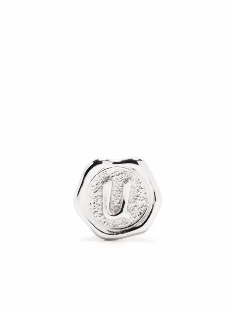 Maria Black Letter U coin Silver 700004AGU