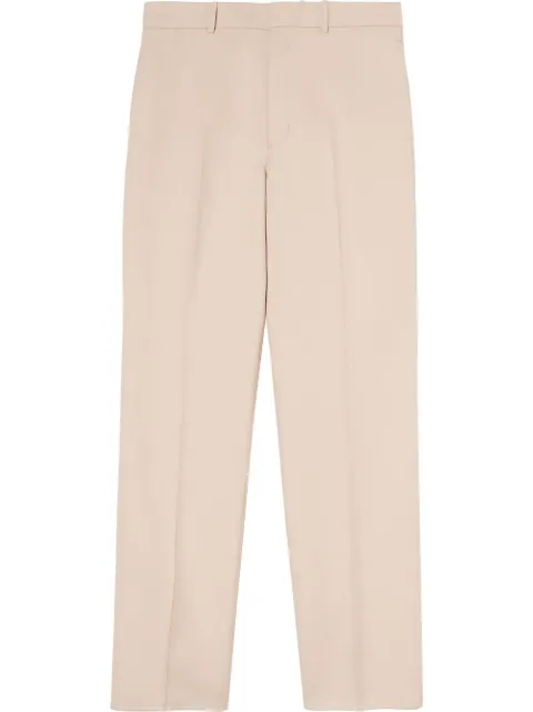 Off-White cotton tailored trousers Neutrals OMCA206S22FAB0011700