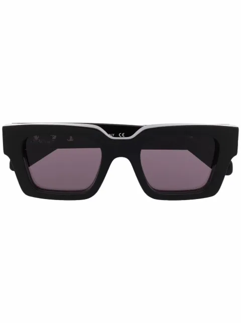 Off-White Eyewear Virgil rectangle-frame sunglasses (15cm) Black OERI033S22PLA0011007