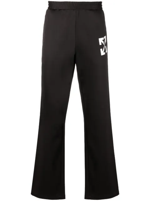 Off-White Arrows-motif track pants Black OMCJ018C99FAB0021001