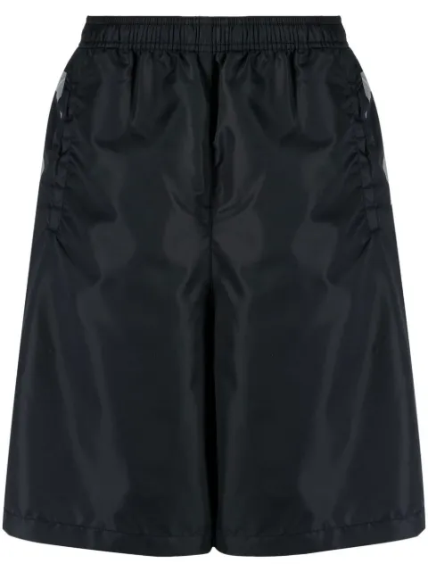 Off-White Diag-print surfer swim shorts Black OMFA010C99FAB0011010