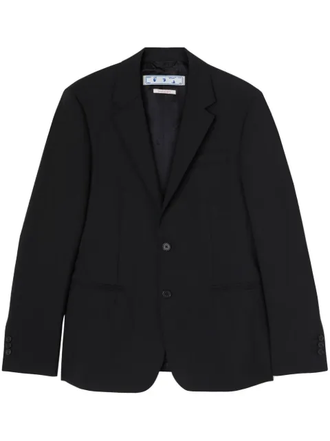 Off-White Corporate single-breasted blazer Black OMEN040C99FAB0011001