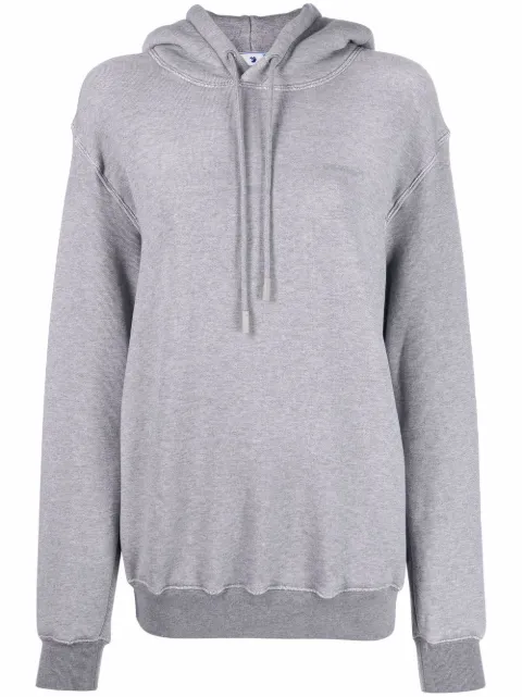 Off-White Diag-print hoodie Grey OWBB032C99JER0020808