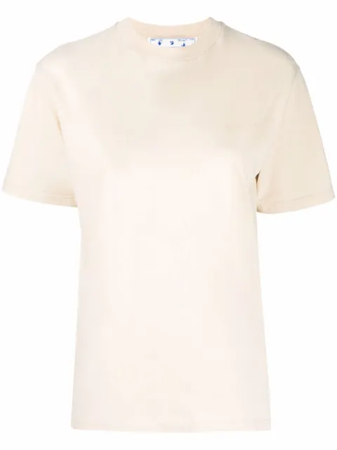 Off-White Diag-print T-shirt Neutrals OWAA049C99JER0016161