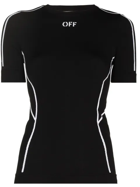 Off-White Off-stamp performance T-shirt Black OWVA030C99KNI0011001