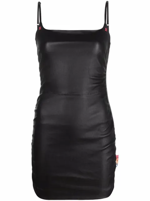 Off-White side zip detail stretch dress Black OWJH006S22LEA0011000