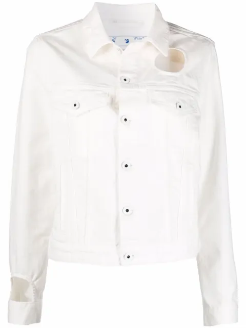 Off-White Meteor denim jacket White OWYE027C99DEN0020100