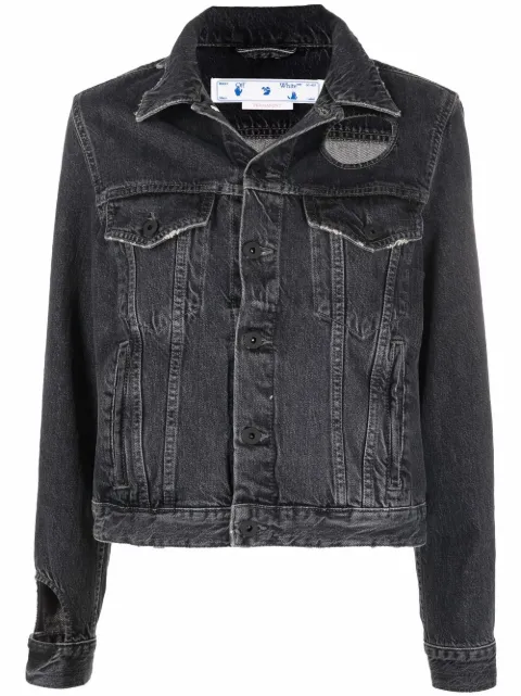 Off-White Meteor denim jacket Grey OWYE027C99DEN0010700