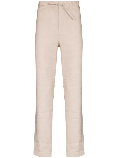 Frescobol Carioca Oscar drawstring chino trousers Neutrals 1240