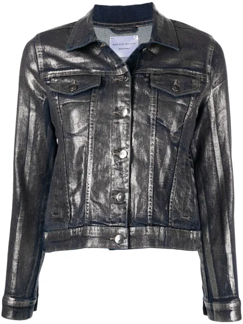 Madison Maison metallic denim jacket Silver 956