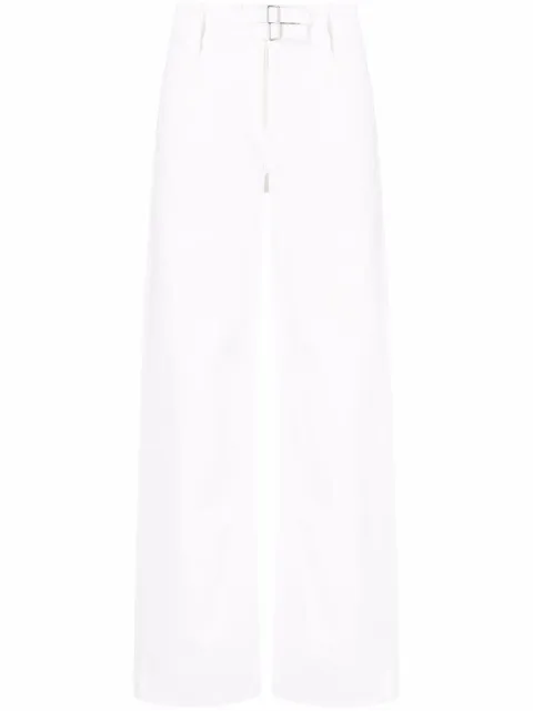 Jil Sander wide-leg denim jeans White JPPU663170WU246300