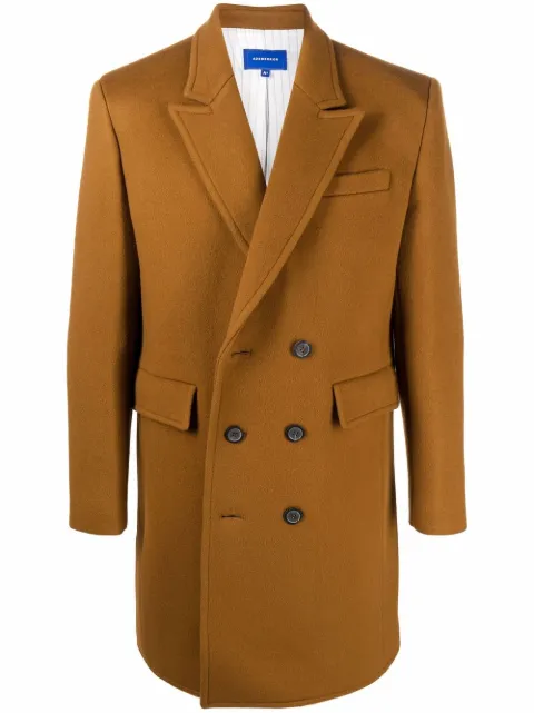 Ader Error double-breasted tailored coat Brown BKAFWCT05CM
