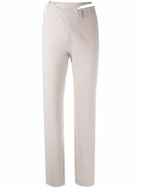 Ottolinger straight-leg tailored trousers Neutrals 300402