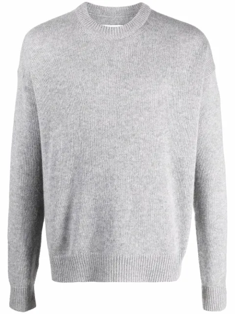 Jil Sander long sleeved knit jumper Grey JSMU751002MUY10038