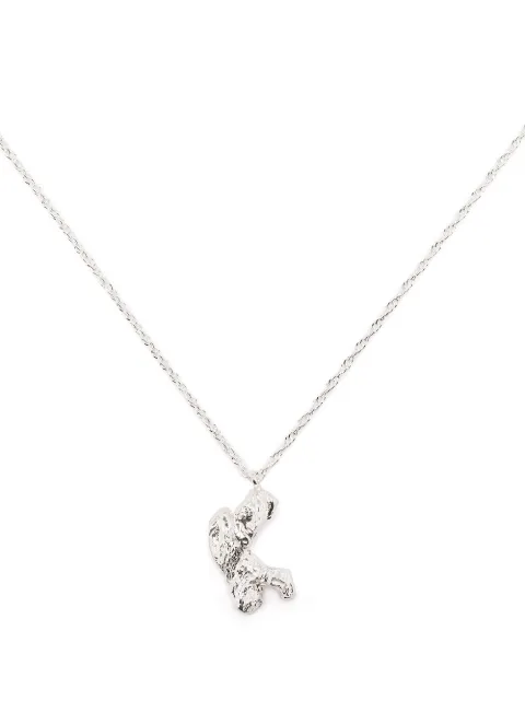 LOVENESS LEE K alphabet-charm necklace Silver KALPHABETNECKLACEGOLD