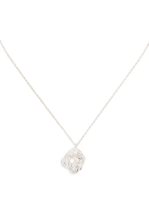 LOVENESS LEE O alphabet pendant necklace Silver OALPHABETNECKLACESILVER