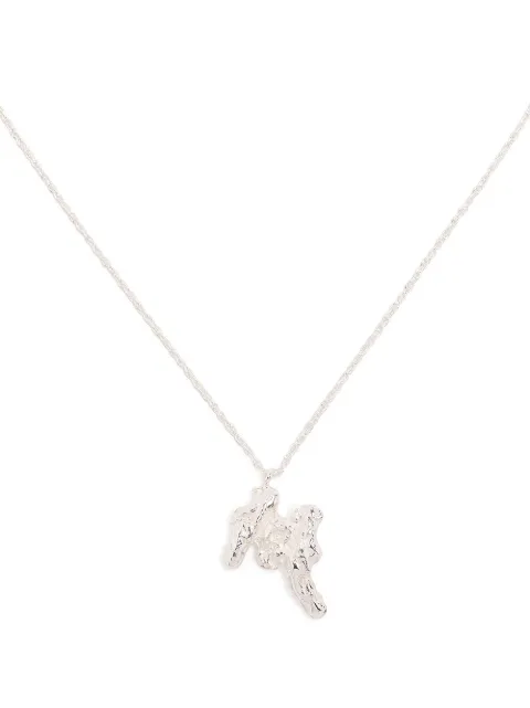 LOVENESS LEE M alphabet pendant necklace Silver MALPHABETNECKLACESILVER