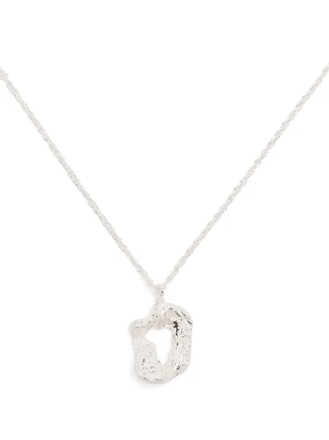 LOVENESS LEE D alphabet pendant necklace Silver DALPHABETNECKLACESILVER