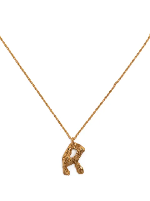 LOVENESS LEE R Alphabet necklace Gold RALPHABETNECKLACEGOLD