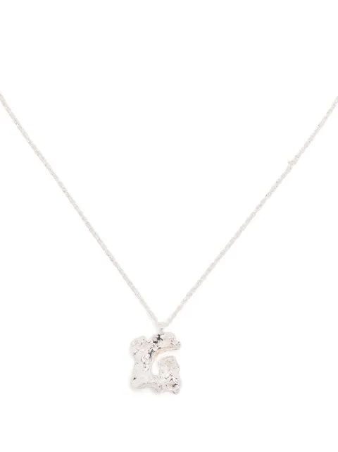 LOVENESS LEE G alphabet pendant necklace Silver GALPHABETNECKLACESILVER
