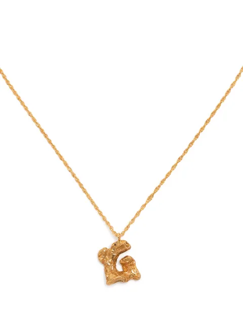 LOVENESS LEE G alphabet pendant necklace Gold GALPHABETNECKLACEGOLD