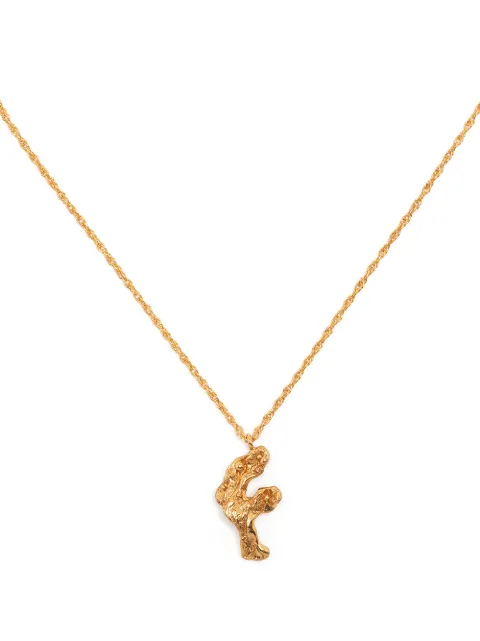 LOVENESS LEE F alphabet pendant necklace Gold FALPHABETNECKLACEGOLD