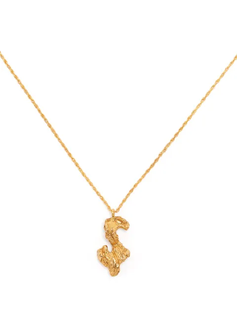 LOVENESS LEE S alphabet pendant necklace Gold SALPHABETNECKLACEGOLD