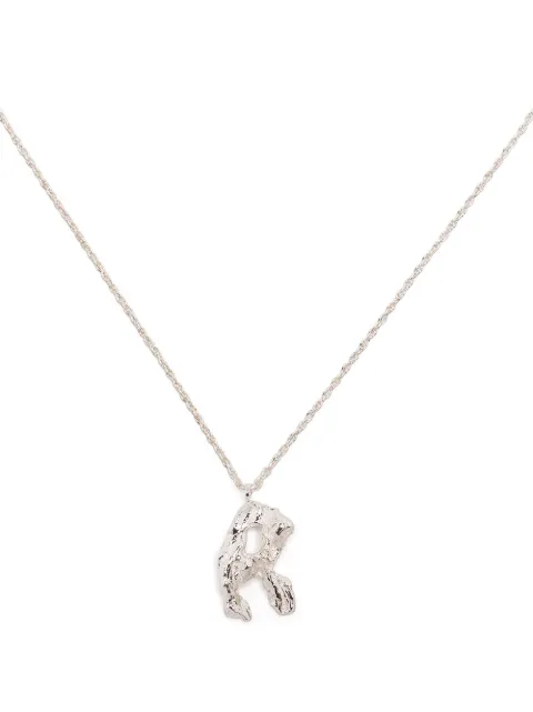 LOVENESS LEE R Alphabet necklace Silver RALPHABETNECKLACESILVER