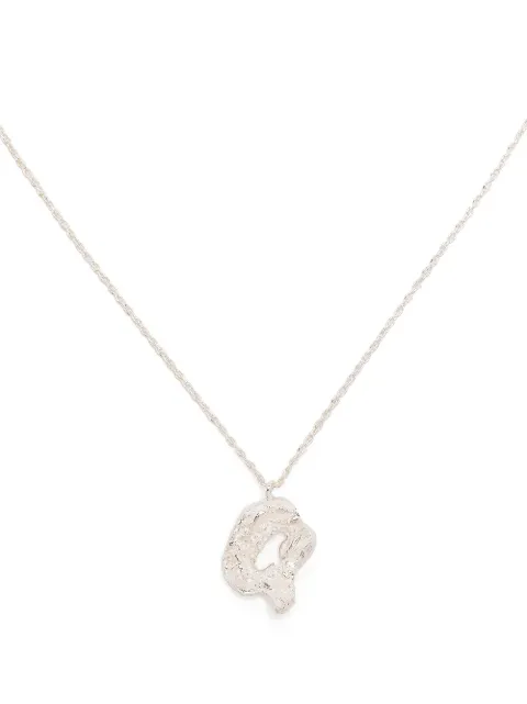 LOVENESS LEE Q alphabet pendant necklace Silver QALPHABETNECKLACESILVER