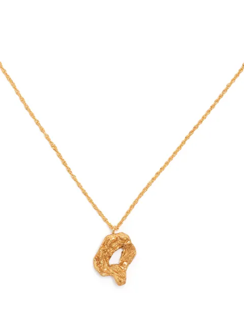 LOVENESS LEE Q alphabet pendant necklace Gold QALPHABETNECKLACEGOLD
