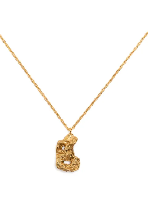 LOVENESS LEE B alphabet pendant necklace Gold BALPHABETNECKLACEGOLD