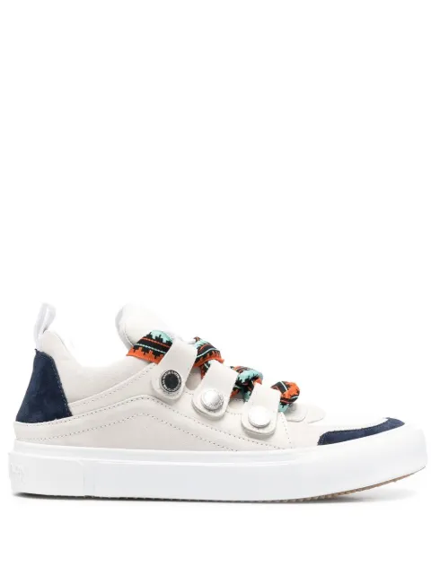 COUNTY OF MILAN Ticinella low-top sneakers White CMIA097S22LEA0010110