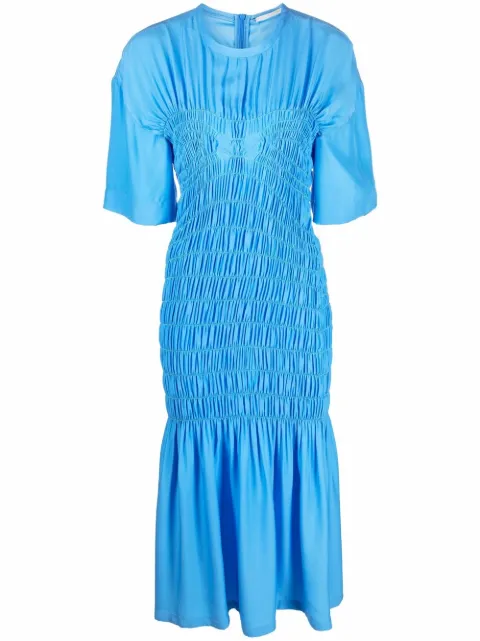 Stella McCartney elasticated panelled dress Blue 6045333STA74