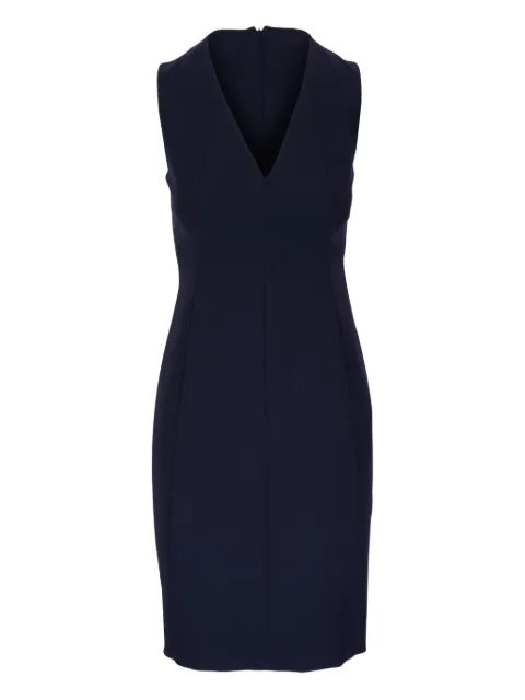 Akris V-neck sleeveless dress Blue 440700016773079