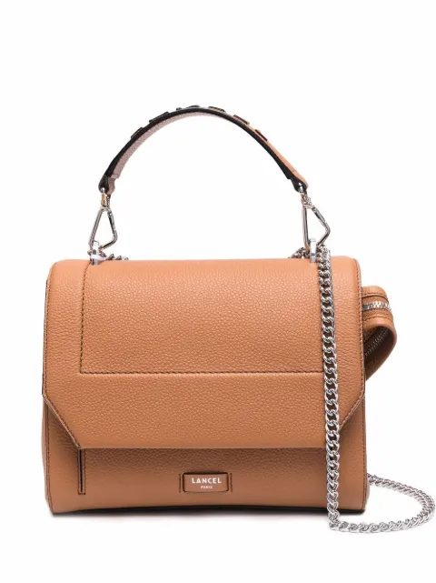 Lancel top-handle leather tote bag Brown A0922220TU