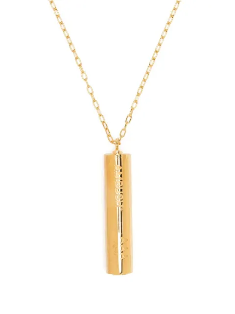 AMBUSH battery-charm necklace Gold BMOB085S22SIL0017600