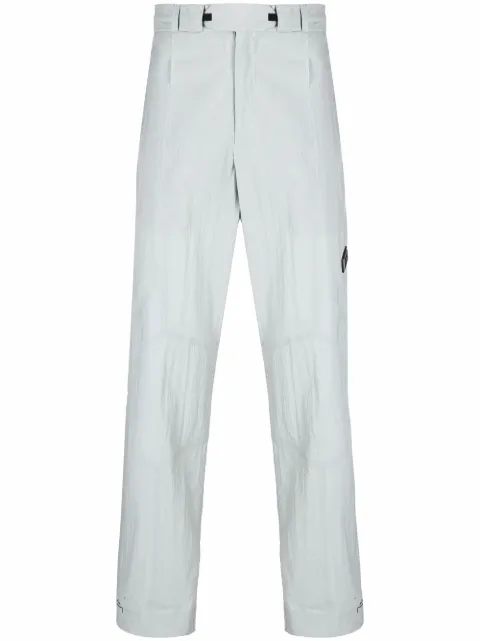 A-COLD-WALL* slit-detail straight-leg trousers Grey ACWMB076