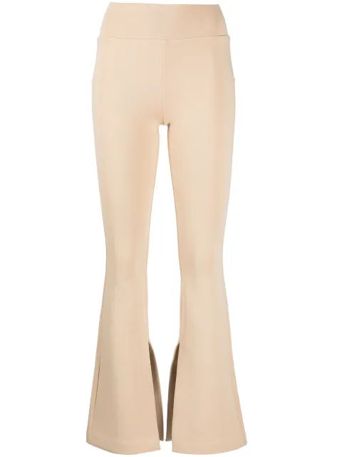 Onefifteen x Beyond The Radar flared trousers Neutrals COL01CAS05