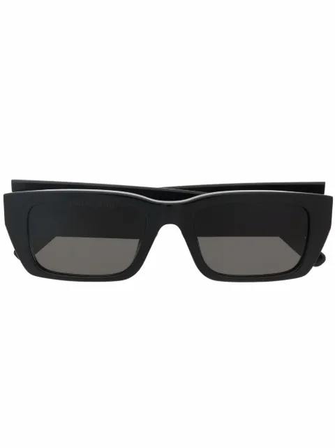 Palm Angels Eyewear Palm rectangle-frame sunglasses Black PERI006S22PLA0011007
