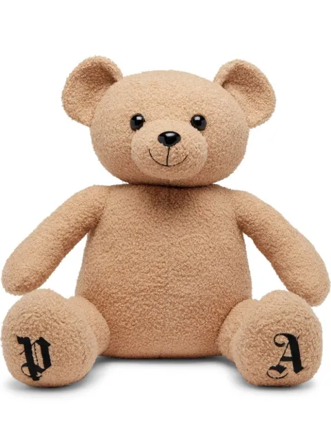 Palm Angels logo-embroidered teddy bear Brown PMZG017C99FAB0016010