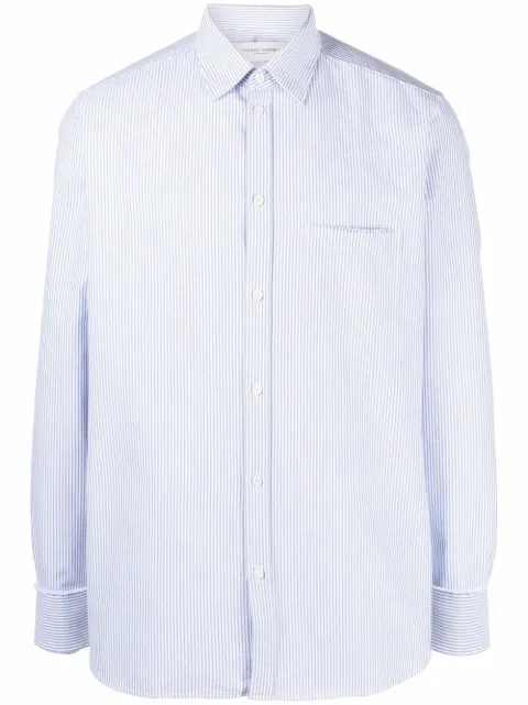 Golden Goose striped shirt Blue GMP00246P000548