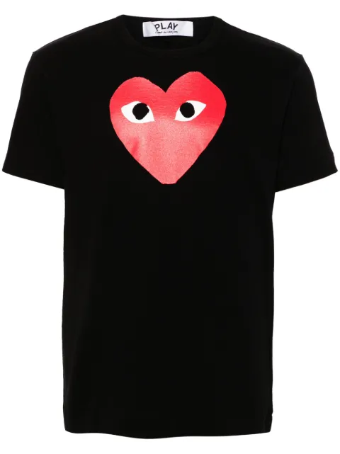 Comme Des Garçons Play heart-print T-shirt Black P1T112