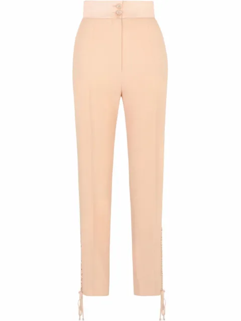 Dolce & Gabbana gabardine tuxedo trousers Pink FTCEATHUMMZ