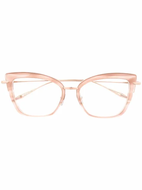 Dita Eyewear Armoly cat-eye frame glasses Gold DTX408