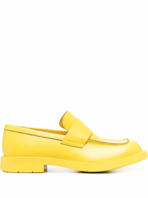 CamperLab square-toe slip-on shoes Yellow K100763006