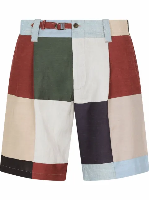 Dolce & Gabbana colour-block tailored shorts White GW12HTGET18